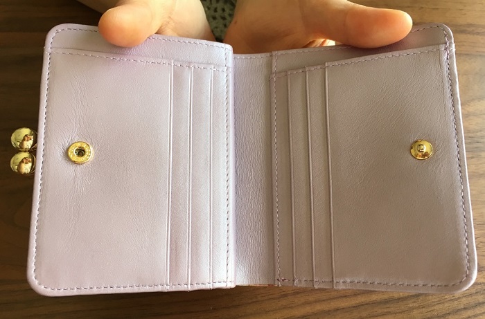 エーテル・AETHERの財布、パンセ・オデットの内装
