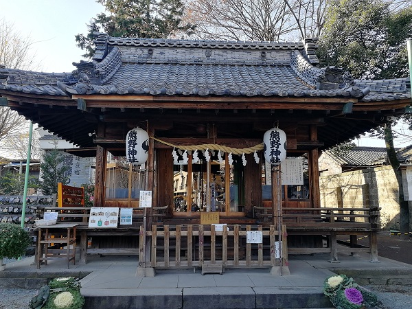 川越熊野神社の拝殿