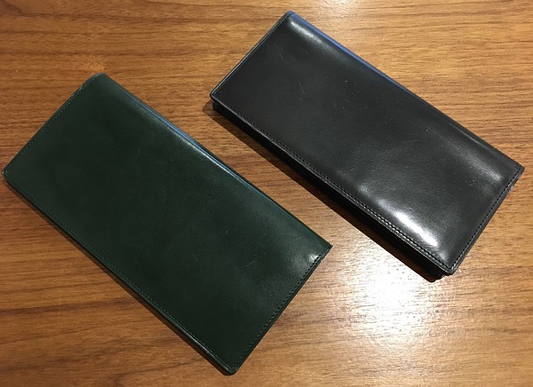 ココマイスターの長財布、プルキャラックロンバルディアとプルキャラックカラブリア