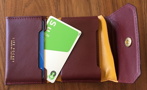 LIFE POCKET（ライフポケット）のミニ財布のカードポケット